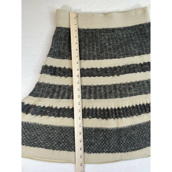 Cambridge Dry Goods Skirt Womens Medium Wool Mohair Blend Beige and Gray - Picture 6 of 7